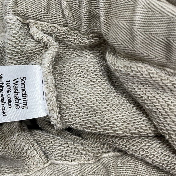 Something Navy Taupe Washout Cotton Terry Sweatpants size S - Picture 6 of 10